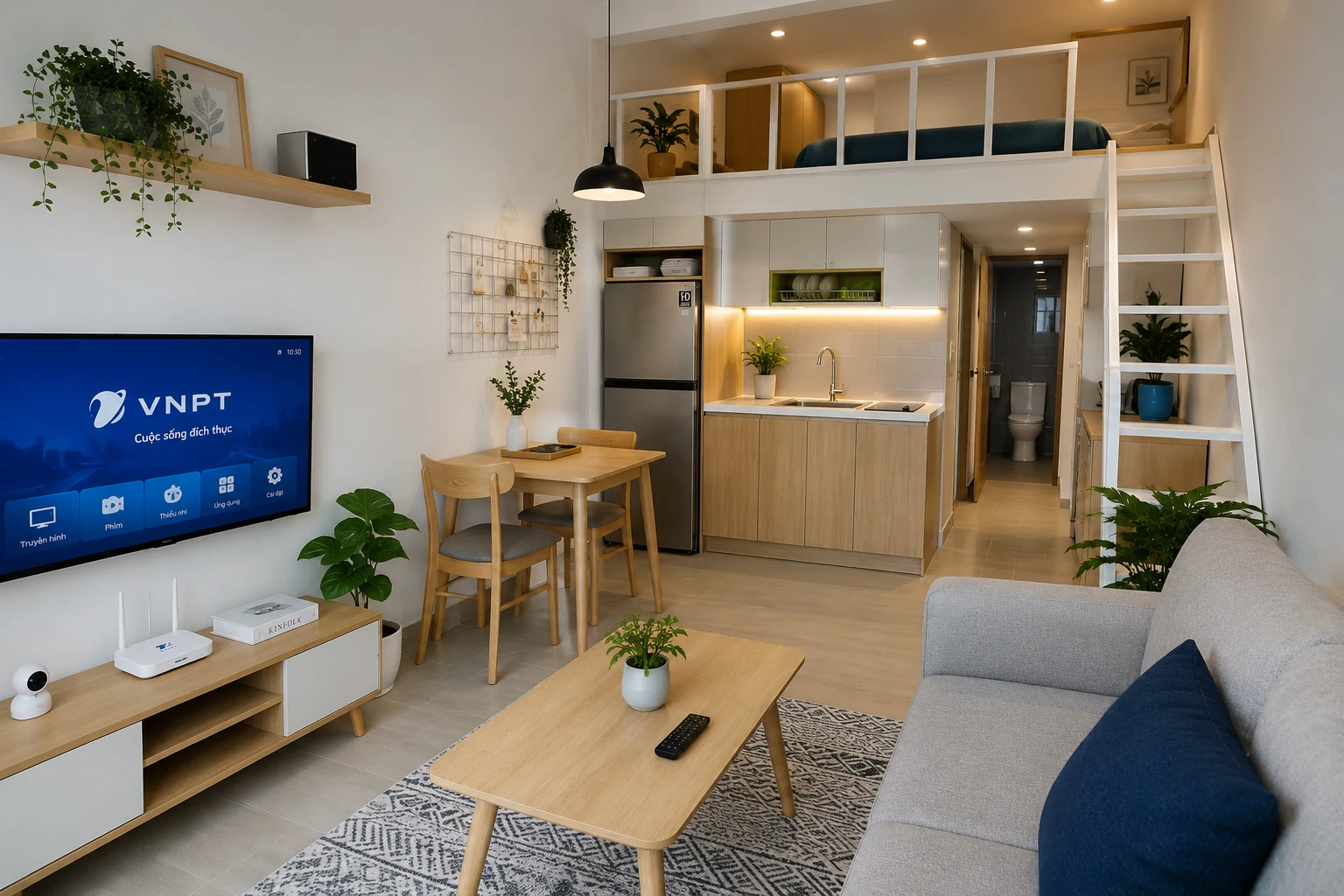 Căn hộ và nhà nhỏ sử dụng Internet WiFi VNPT tại Quận Thủ Đức