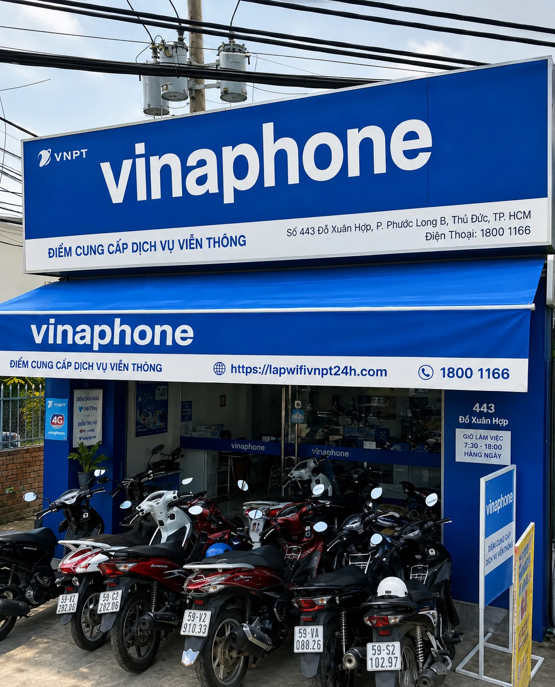 Cửa hàng VNPT Quận 9 tại 443 Đỗ Xuân Hợp, Phường Phước Long, TP.HCM