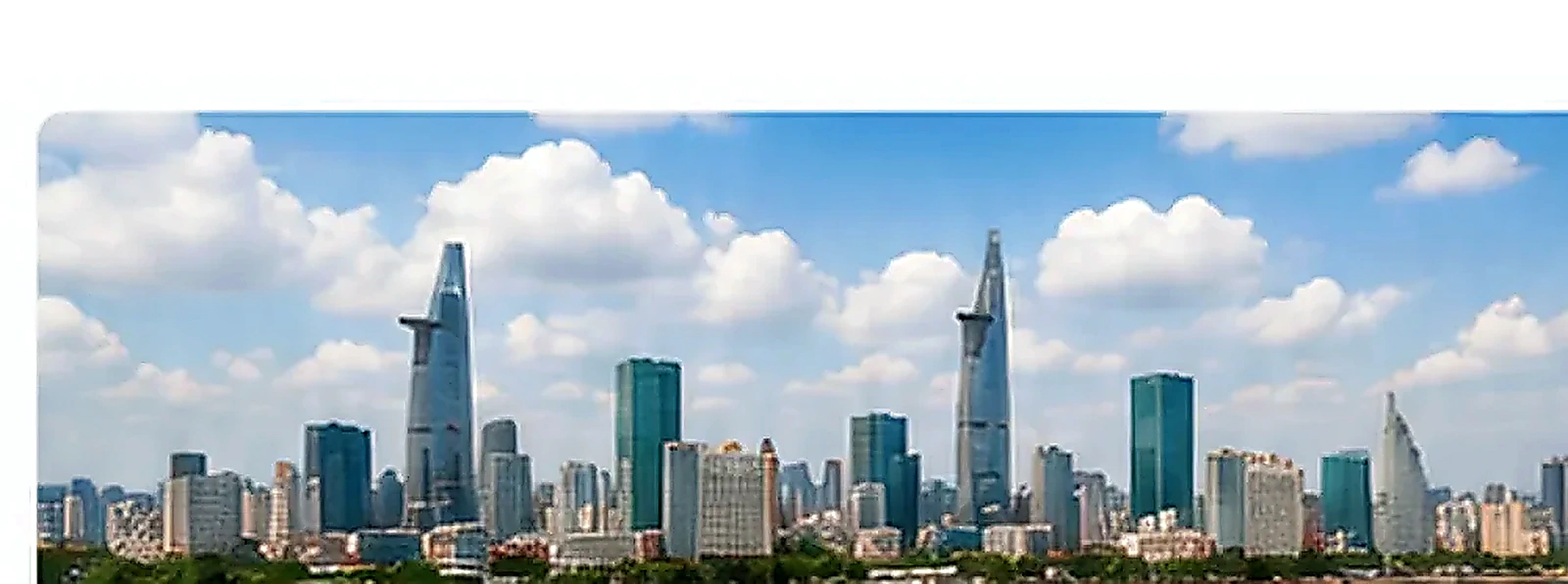 Toàn cảnh Thành phố Hồ Chí Minh minh họa khu vực cung cấp Internet VNPT