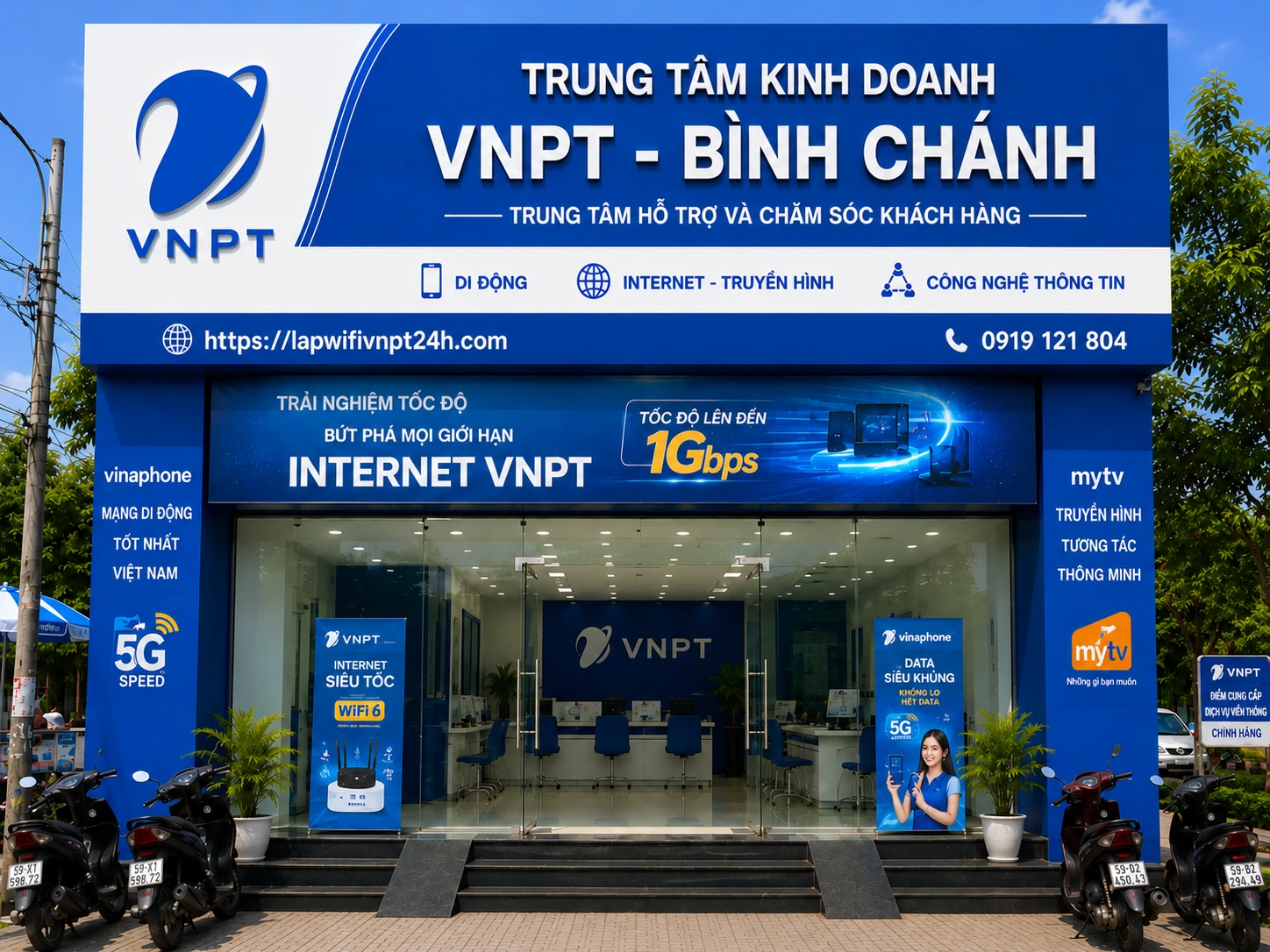 Trung tâm VNPT Bình Chánh - Internet WiFi VNPT