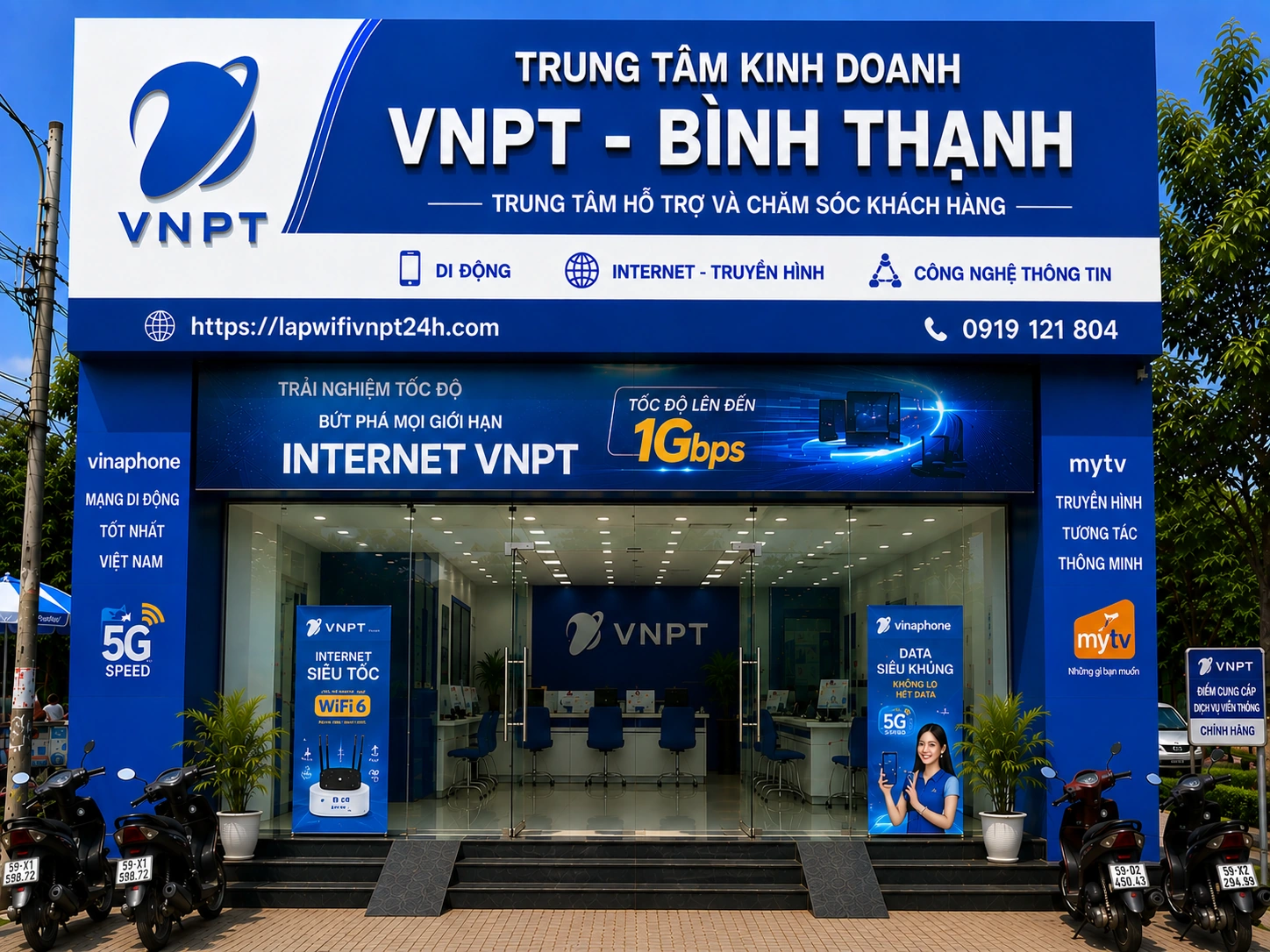 Trung tâm VNPT Bình Thạnh - Internet WiFi VNPT