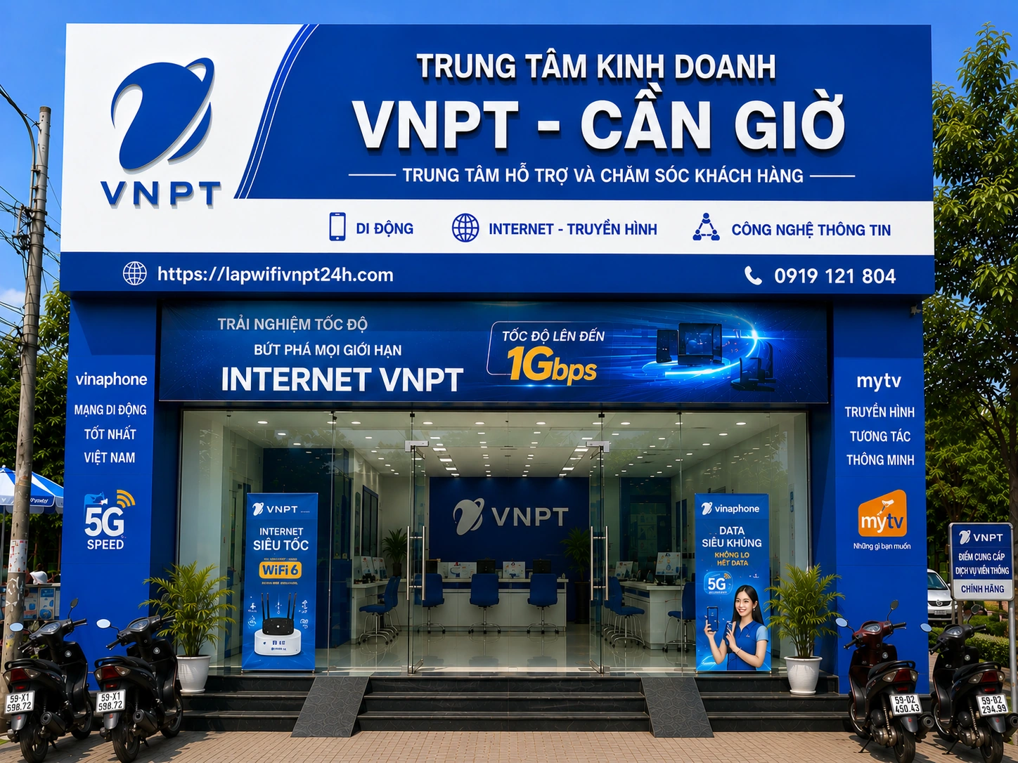 Trung tâm VNPT Cần Giờ - Internet WiFi VNPT