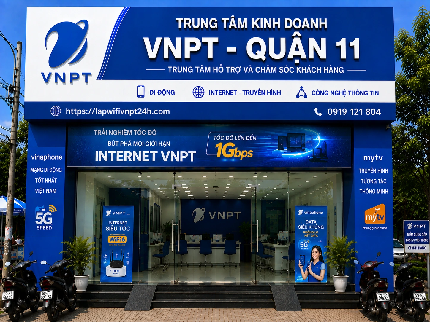 Trung tâm VNPT Quận 11 - Internet WiFi VNPT