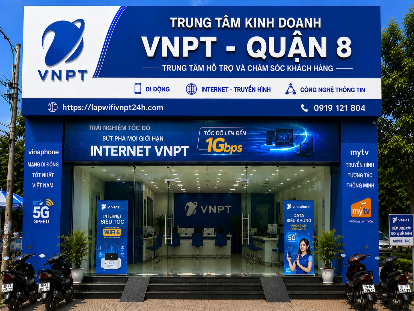Trung tâm VNPT Quận 8 - Internet WiFi VNPT