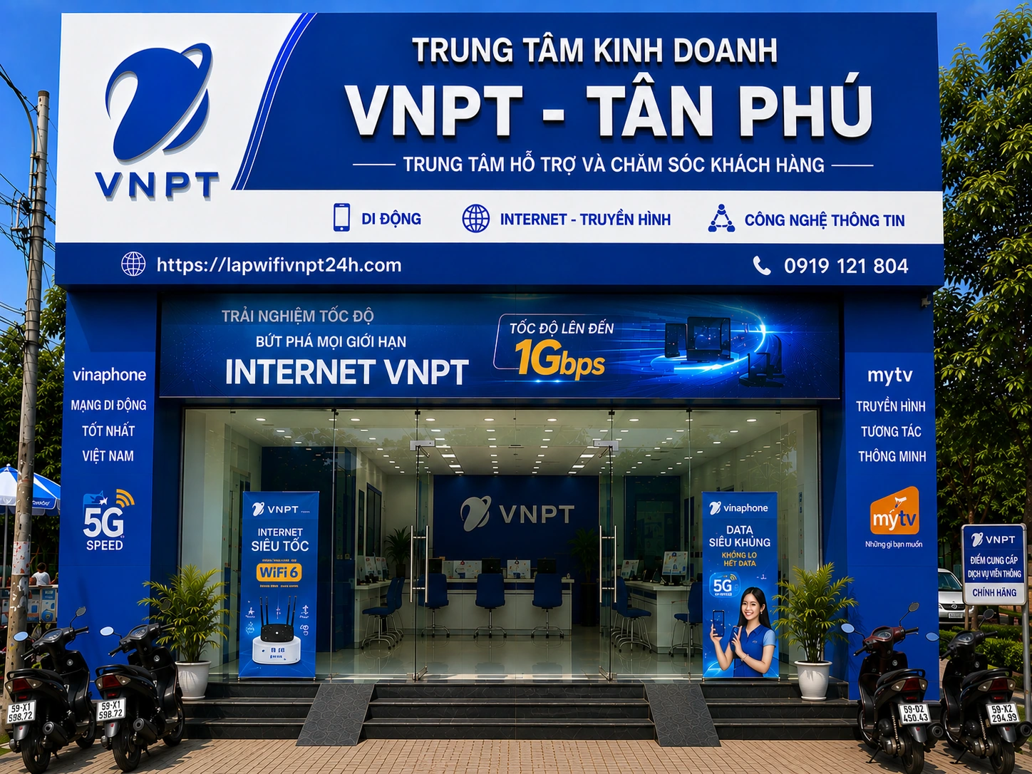 Trung tâm VNPT Tân Phú - Internet WiFi VNPT