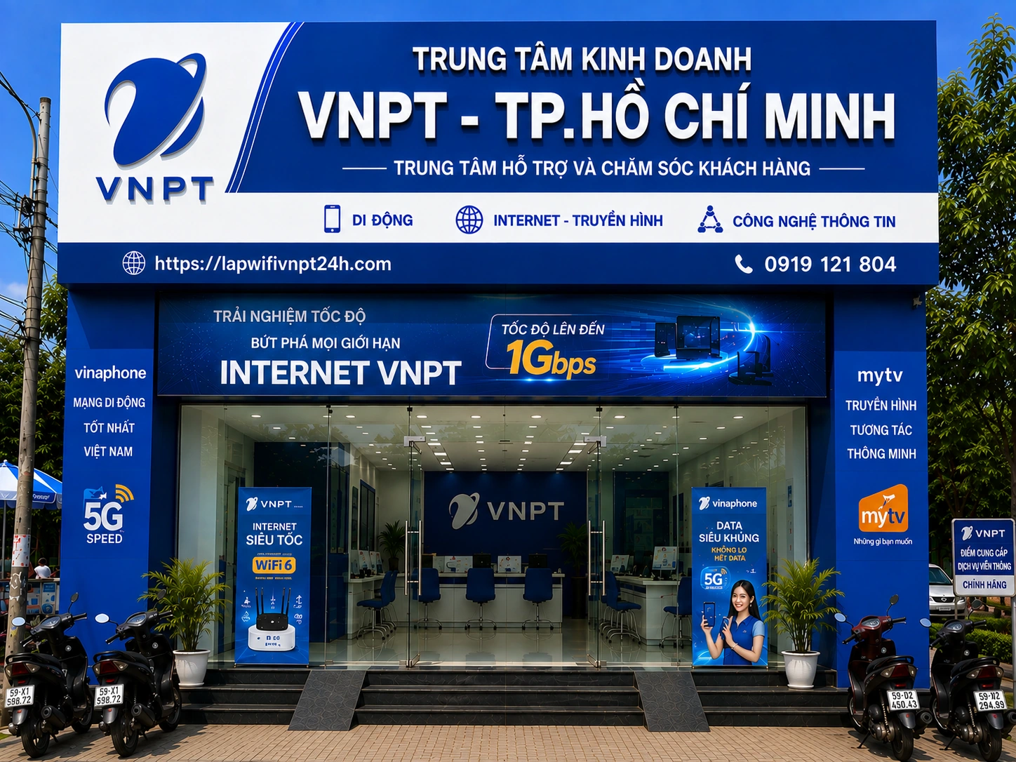 Trung tâm VNPT TP. Hồ Chí Minh - Internet WiFi VNPT